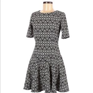 H&M conscious collection black/grey dress size 8(can fit 6) casual